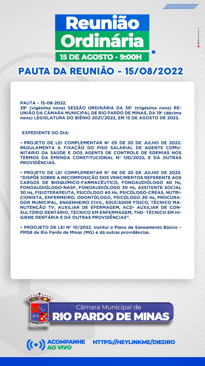 30º Reuião Ordinária