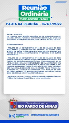 30º Reuião Ordinária