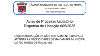 Aviso de Licitação – Dispensa de Licitação 05/2025