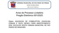 Aviso de Licitação – Pregão Eletrônico 01/2025